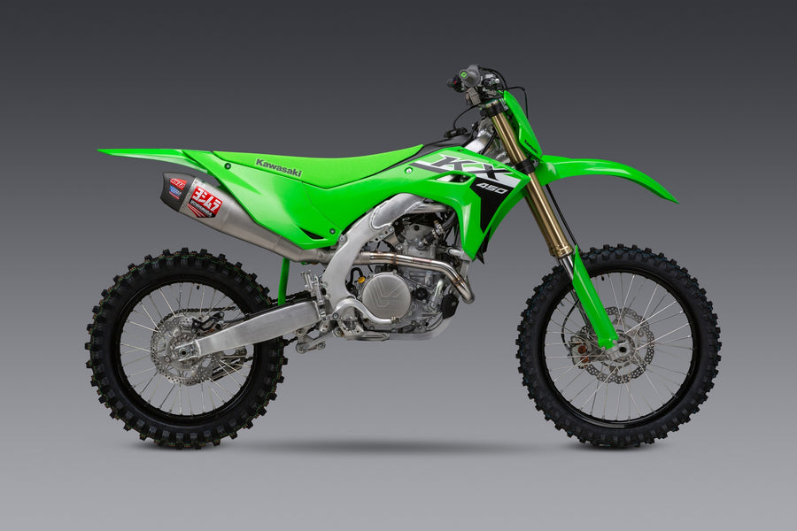 KX450/X 24-25 RS-12 Stainless Full Exhaust, w/ Stainless Muffler
