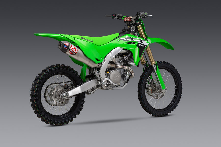 KX450/X 24-25 RS-12 Stainless Full Exhaust, w/ Stainless Muffler
