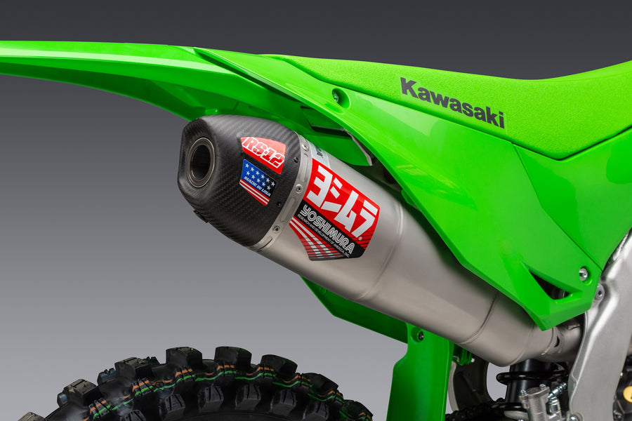 KX450/X 24-25 RS-12 Stainless Full Exhaust, w/ Stainless Muffler