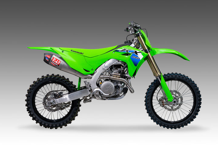 KX450/X 24-26 RS-12 Stainless Full Exhaust, w/ Stainless Muffler