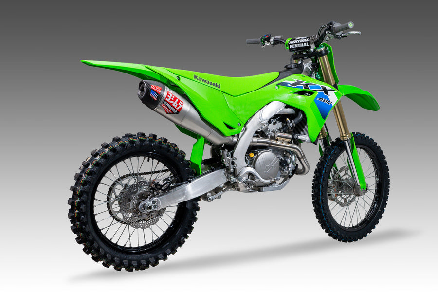 KX450/X 24-26 RS-12 Stainless Full Exhaust, w/ Stainless Muffler