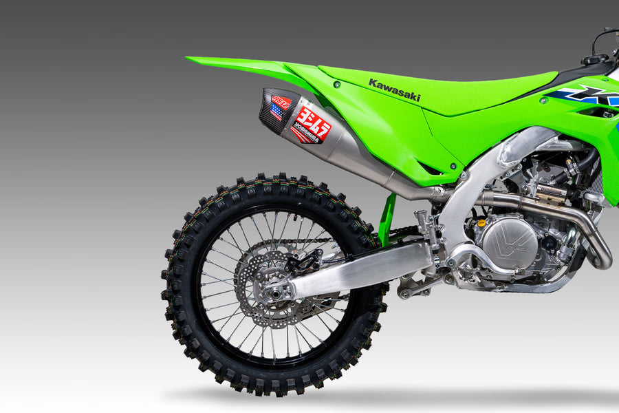 KX450/X 24-26 RS-12 Stainless Full Exhaust, w/ Stainless Muffler