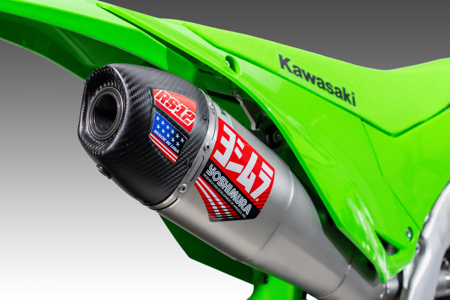 KX450/X 24-26 RS-12 Stainless Full Exhaust, w/ Stainless Muffler