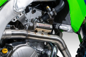KX450/X 24-26 RS-12 Stainless Full Exhaust, w/ Stainless Muffler