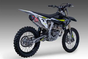 TF450 2025 RS-12 Stainless Full Exhaust, w/ Aluminum Muffler