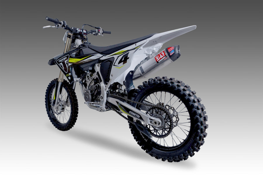 TF450 2025 RS-12 Stainless Full Exhaust, w/ Aluminum Muffler