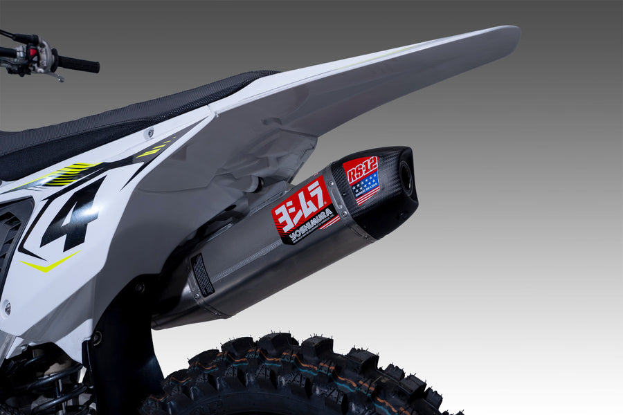 TF450 2025 RS-12 Stainless Full Exhaust, w/ Aluminum Muffler