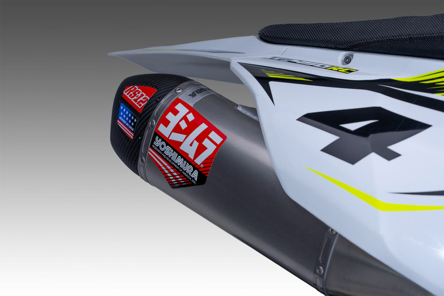 TF450 2025-26 RS-12 Stainless Full Exhaust, w/ Aluminum Muffler