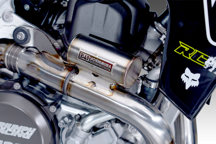 TF450 2025-26 RS-12 Stainless Full Exhaust, w/ Aluminum Muffler