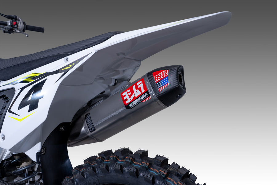 TF450 2025-26 RS-12 Stainless Full Exhaust, w/ Aluminum Muffler