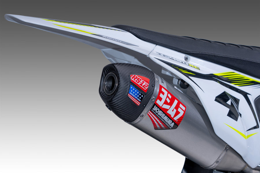 TF450 2025-26 RS-12 Stainless Full Exhaust, w/ Aluminum Muffler