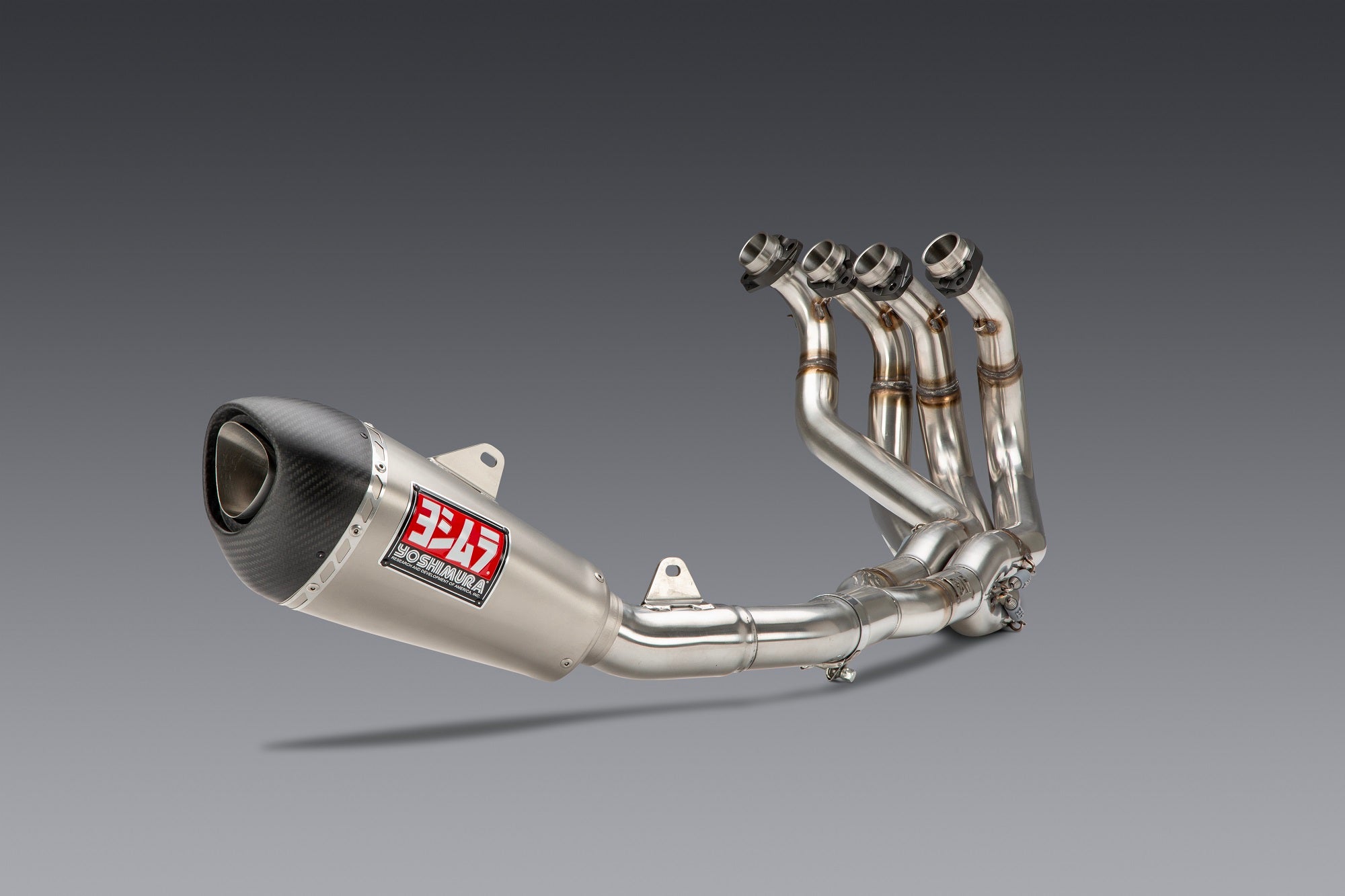 GSX-R1000 05+ ZX10 07+ Oval Lightning Sprint Alpha T Stainless Exhaust, w/ Stainless Muffler