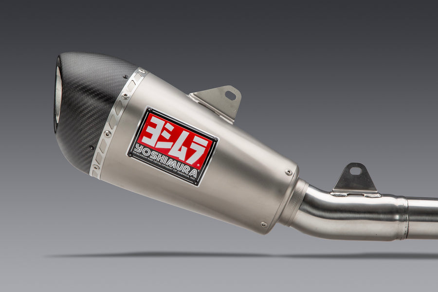 GSX-R1000 05+ / ZX10 07+ Oval Lightning Sprint Alpha T Stainless Exhaust, w/ Stainless Muffler