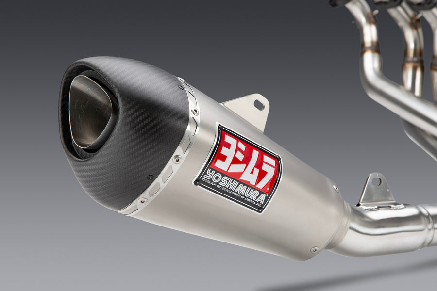 GSX-R1000 05+ / ZX10 07+ Oval Lightning Sprint Alpha T Stainless Exhaust, w/ Stainless Muffler