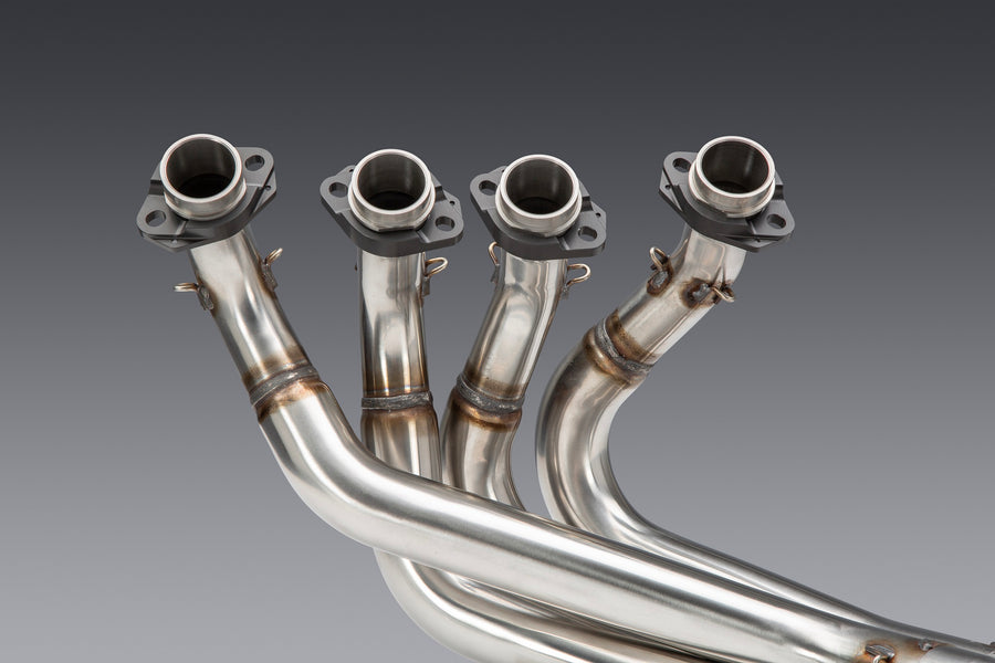 GSX-R1000 05+ / ZX10 07+ Oval Lightning Sprint Alpha T Stainless Exhaust, w/ Stainless Muffler