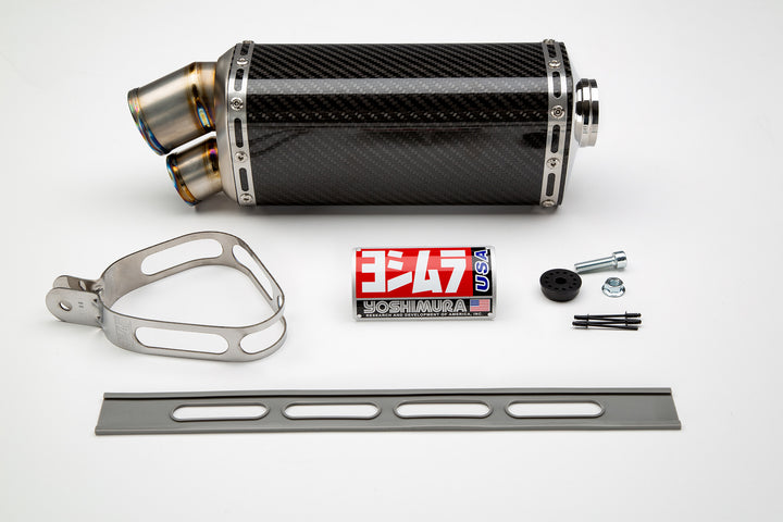 YOSHIMURA BUILDER SERIES TRI-OVAL DUAL TIP MUFFLER KIT