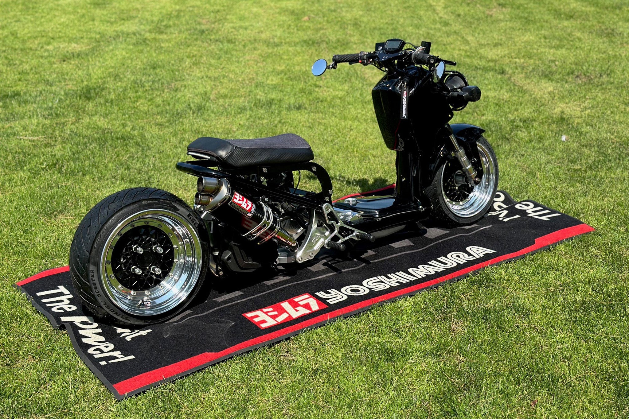Yoshimura BUILDER SERIES TRI-OVAL DUAL TIP MUFFLER KIT