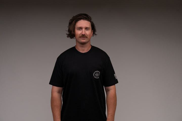 Pop Pocket Tee Black