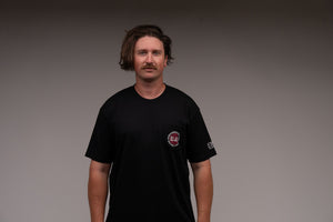 Racing Parts Pocket Tee Black