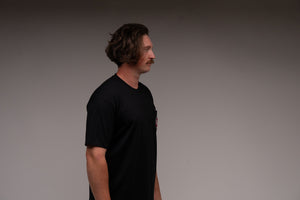 Racing Parts Pocket Tee Black