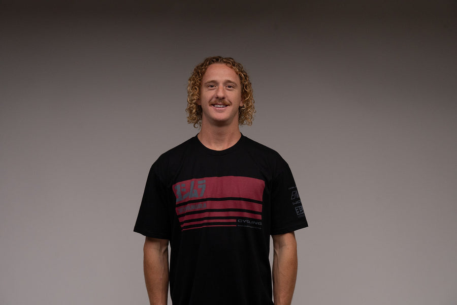 Racing Stripe Tee Black