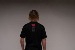 Racing Stripe Tee Black