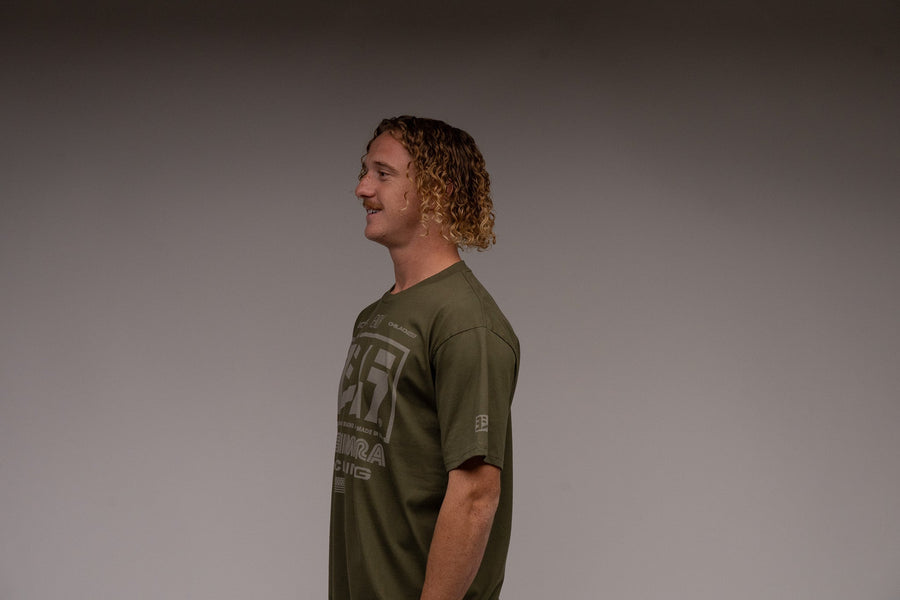 Race Team Tee Army Green