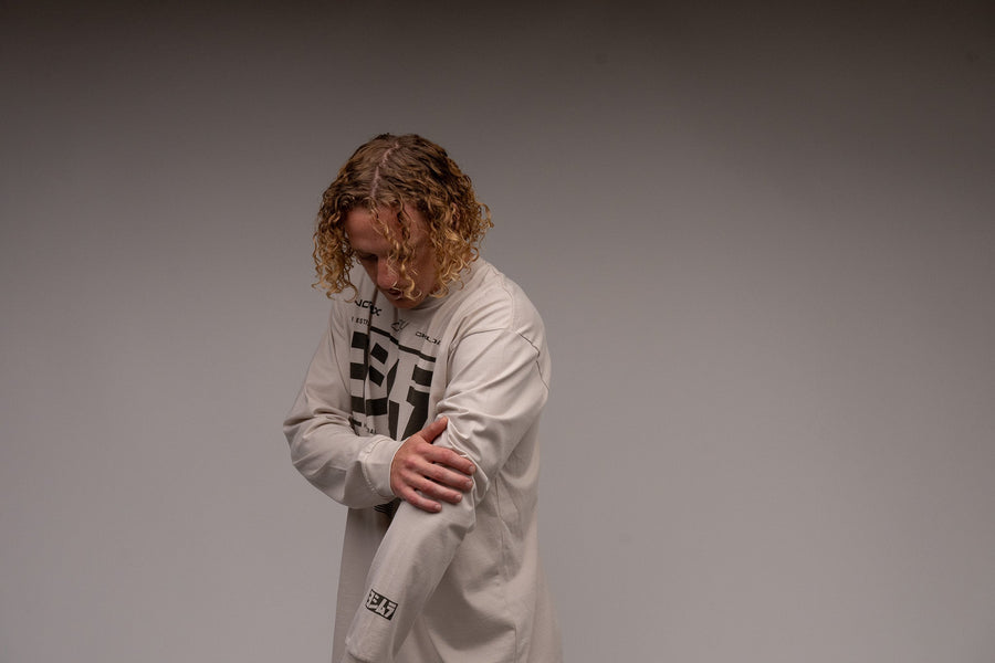 Race Team Long Sleeve Tee Bone