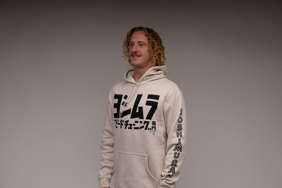Speed Tuning Pull Over Hoodie Bone