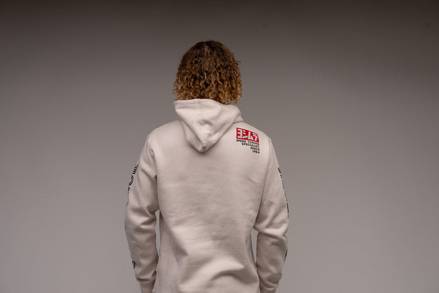 Speed Tuning Pull Over Hoodie Bone