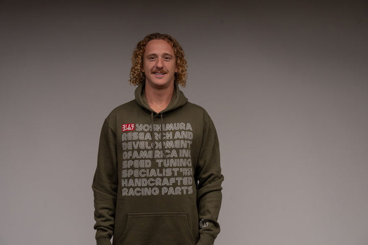 Intro Pull Over Hoodie Army Green