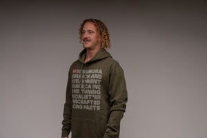 Intro Pull Over Hoodie Army Green