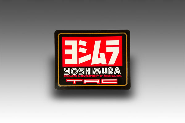 Yoshimura Replacement TRC ATV MUFFLER DECAL (BLOCK) – Yoshimura