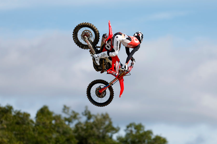 CRF250R/RX 22-24 RS-12 Titanium Full Exhaust, w/ Titanium Muffler