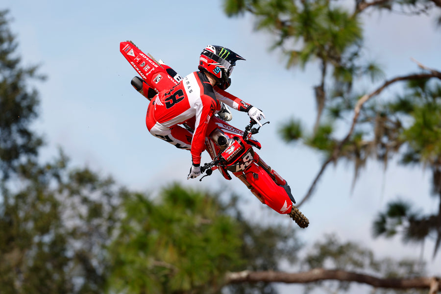 CRF250R/RX 22-24 RS-12 Titanium Full Exhaust, w/ Titanium Muffler