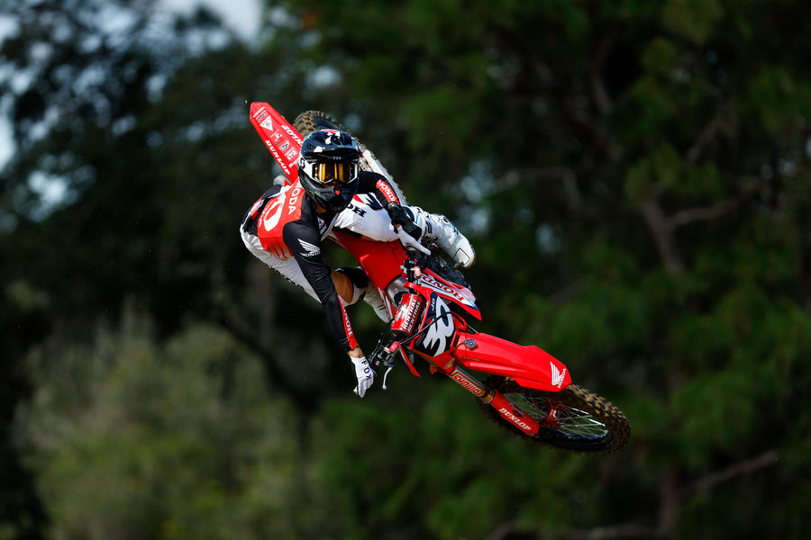 CRF250R/RX 22-24 RS-12 Titanium Full Exhaust, w/ Titanium Muffler