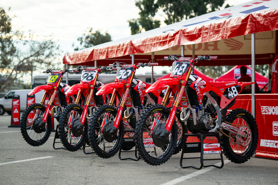CRF250R/RX 22-24 RS-12 Titanium Full Exhaust, w/ Titanium Muffler
