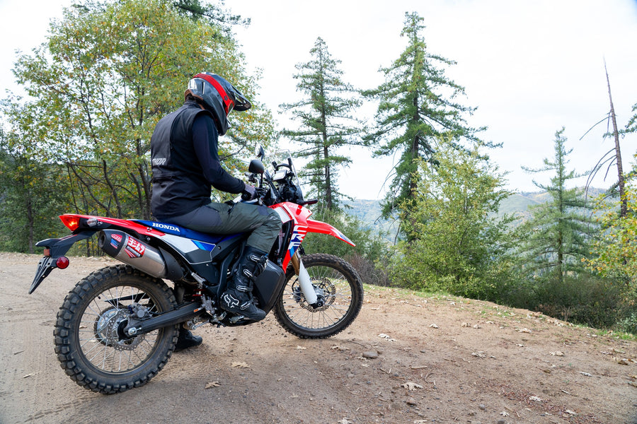 CRF300L/Rally 21-25 Race RS-12 Stainless Full Exhaust, w/ Stainless Muffler