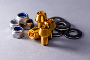 Yoshimura Titanium License Plate Frame Bolts