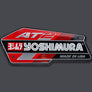 Yoshimura Muffler Name Badge Stainless AT2
