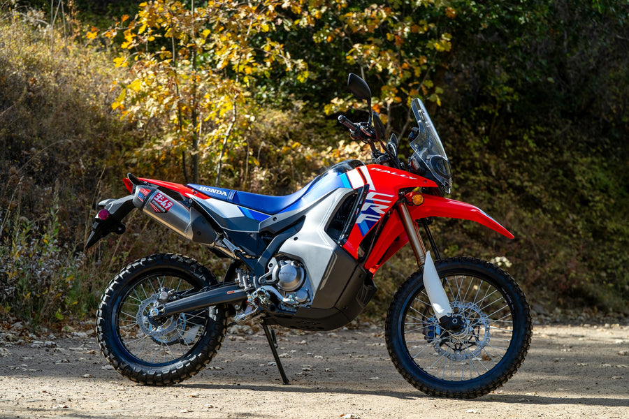 CRF300L/Rally 21-25 Race RS-12 Stainless Full Exhaust, w/ Stainless Muffler