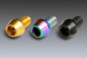 Yoshimura Titanium License Plate Frame Bolts