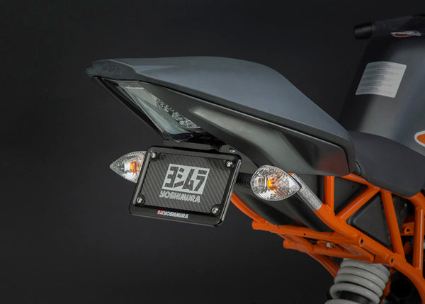 Support Plaque Immatriculation Moto K.T.M RC390 2022-2023 - Fender Eliminator Tail Tidy Avec Feu LED