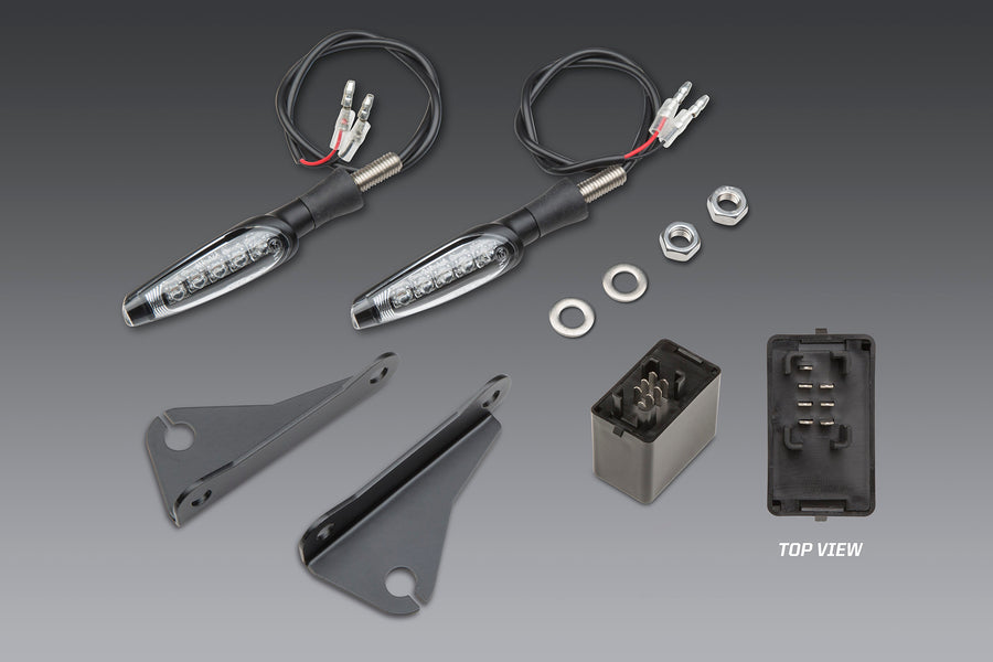 LED Rear Turn Signal Kit w/ 7 pin Relay