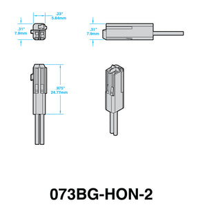 Plug-n-Play Turn Signal Adapters for HONDA (STYLE 2)