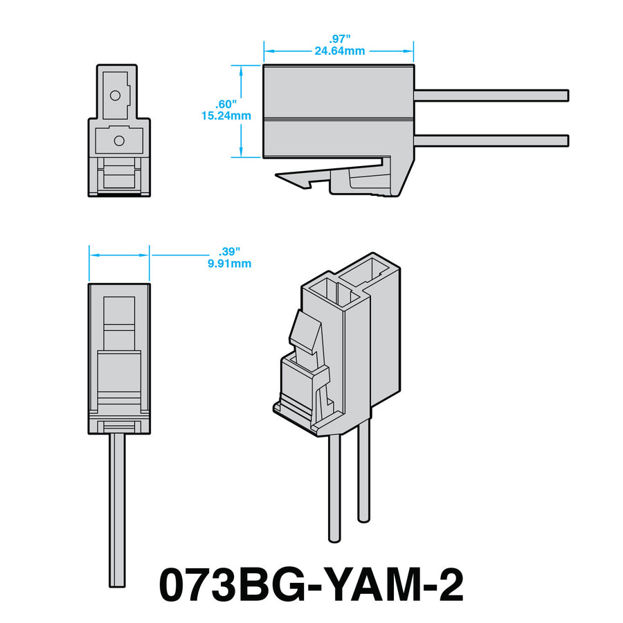 Plug-n-Play Turn Signal Adapters for YAMAHA (STYLE 2)