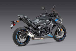GSX-S1000/F/FZ/Z 16-20 ALPHA Stainless Slip-On Exhaust, w/ Stainless Muffler