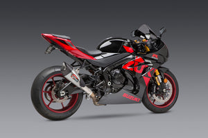 GSX-R1000 17-24 AT2 Stainless Slip-On Exhaust, w/ Stainless Muffler