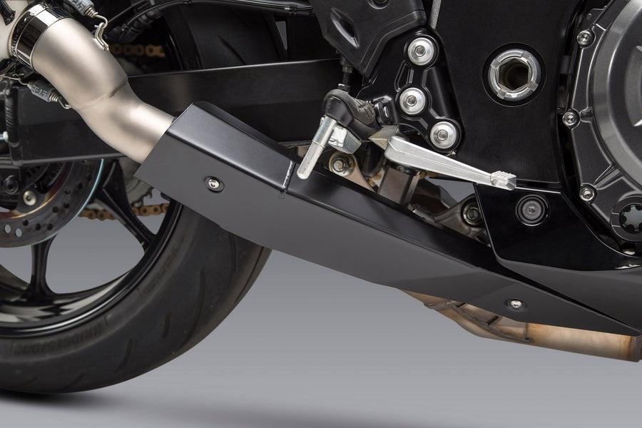 HAYABUSA 2022-24 Race R-77 Dual Stainless Slip-On Exhaust, w/ Stainless Mufflers