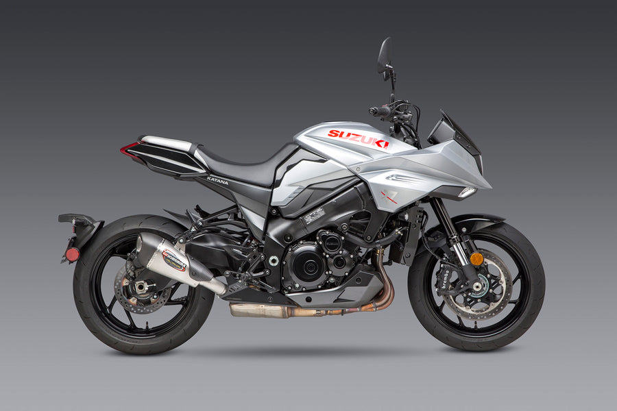 KATANA 2020 ALPHA Stainless Slip-On Exhaust, with Stainless Muffler